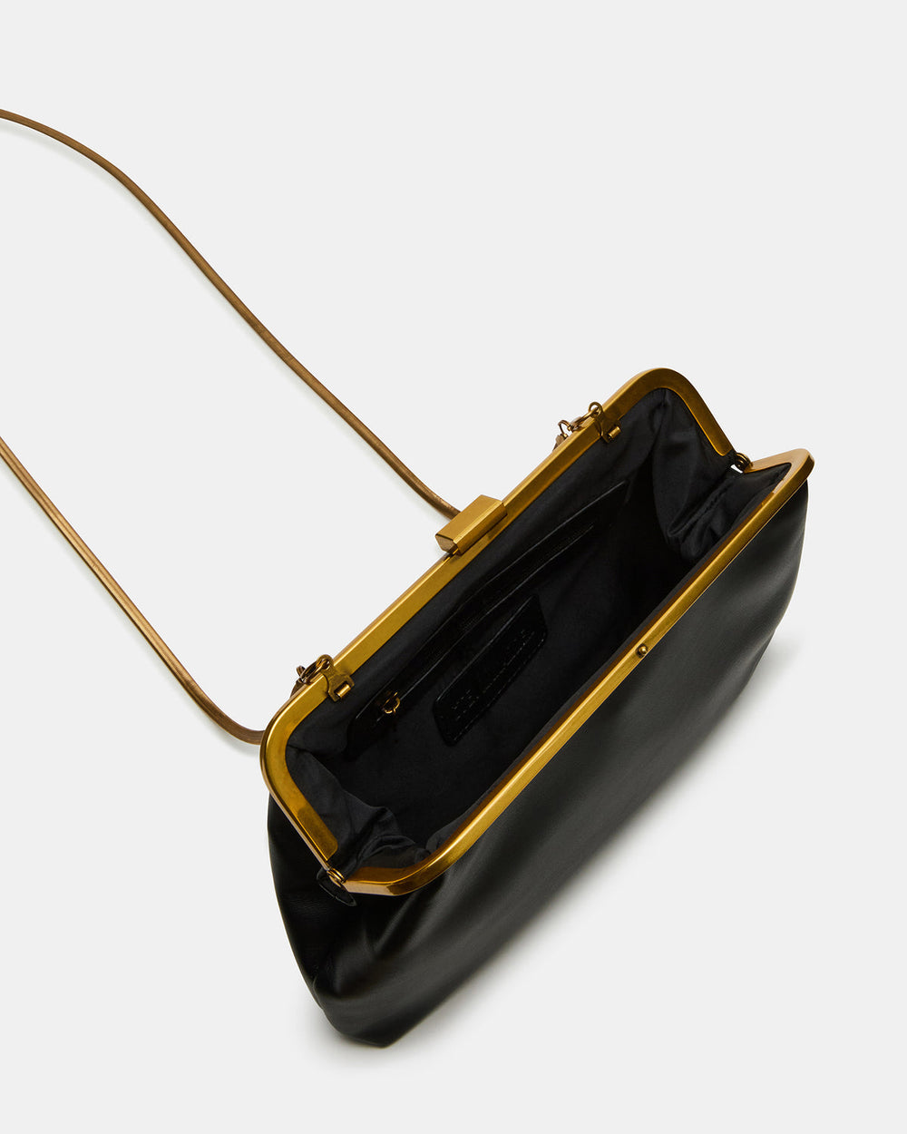 KISSES Bag Black Chain Strap Crossbody Clutch Handbag