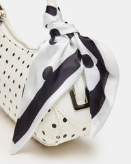 ROXEY Bag Dots Crescent-Shaped Top-Zipper Shoulder Strap Handbag