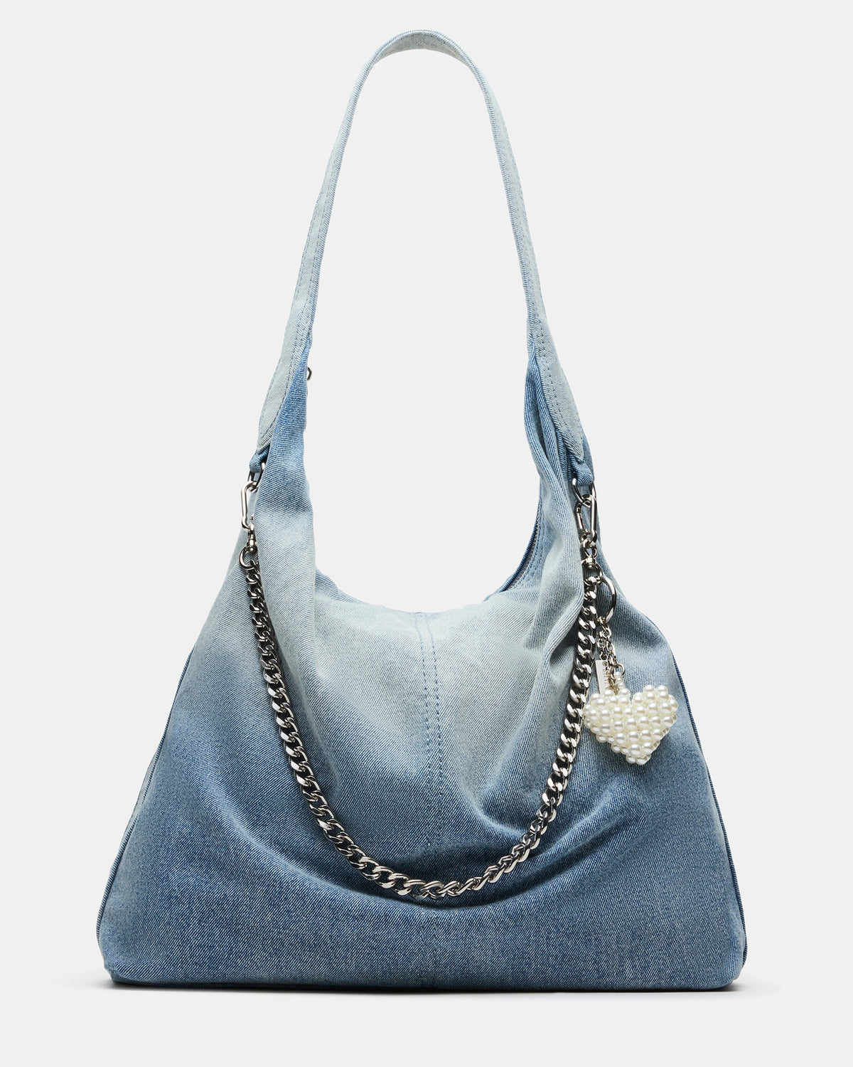 KREWE Bag Denim Slouchy Hobo Shoulder Strap Tote Handbag