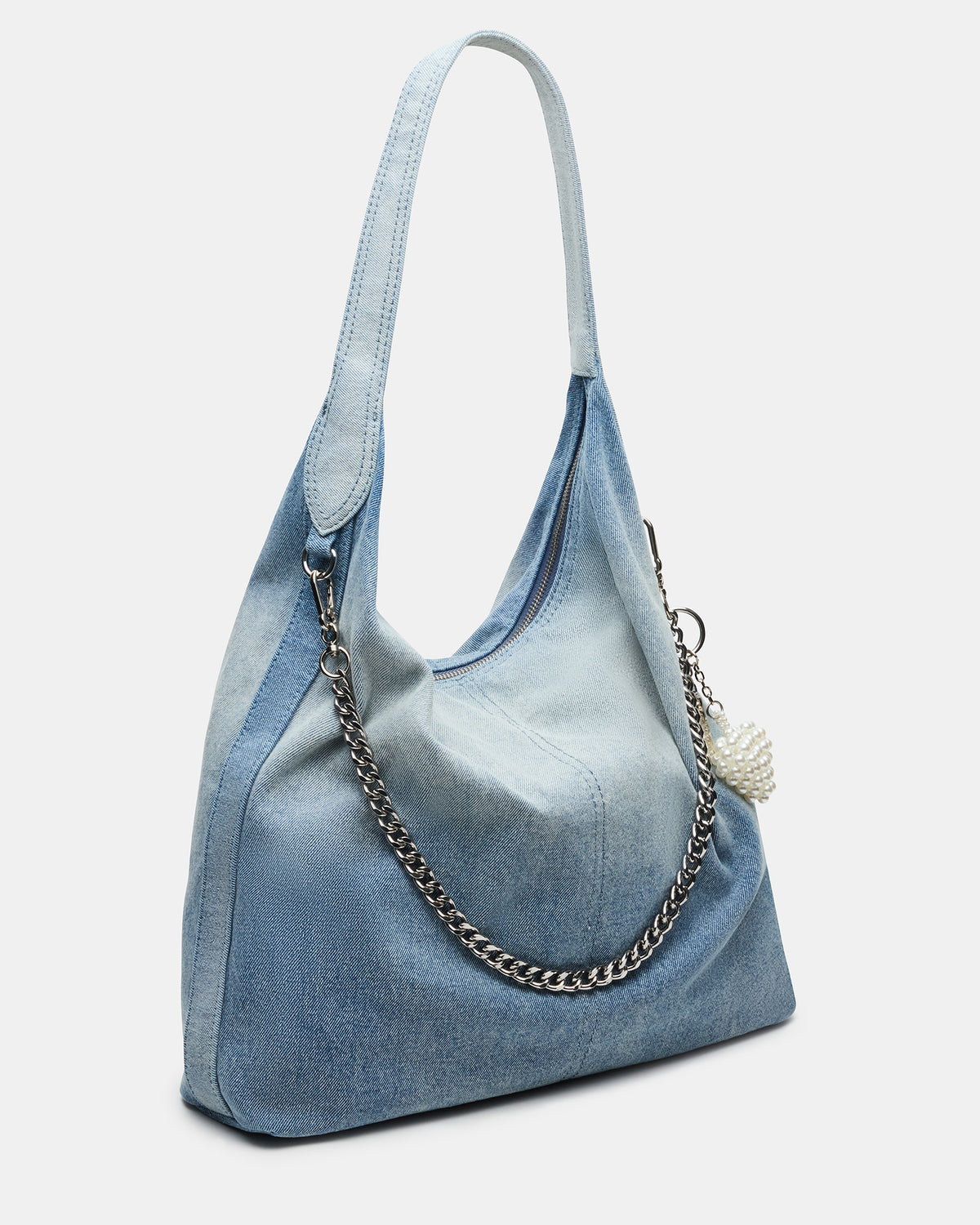 KREWE Bag Denim Slouchy Hobo Shoulder Strap Tote Handbag