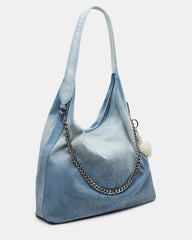 KREWE Bag Denim Slouchy Hobo Shoulder Strap Tote Handbag