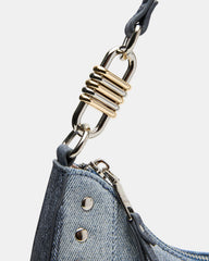 LIAMM Bag Denim Shoulder Strap Dome-Studded Women's Handbag