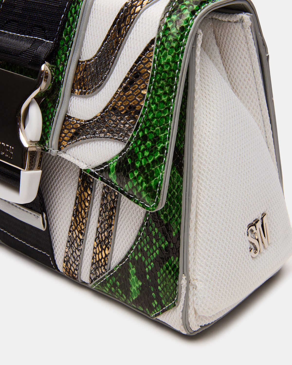DIEGO Bag Green Metallic Crossbody Strap Women's Handbag