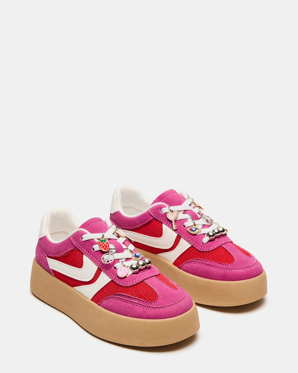 Kids' JERSEY Pink Girls' Low-Top Platform Sneaker