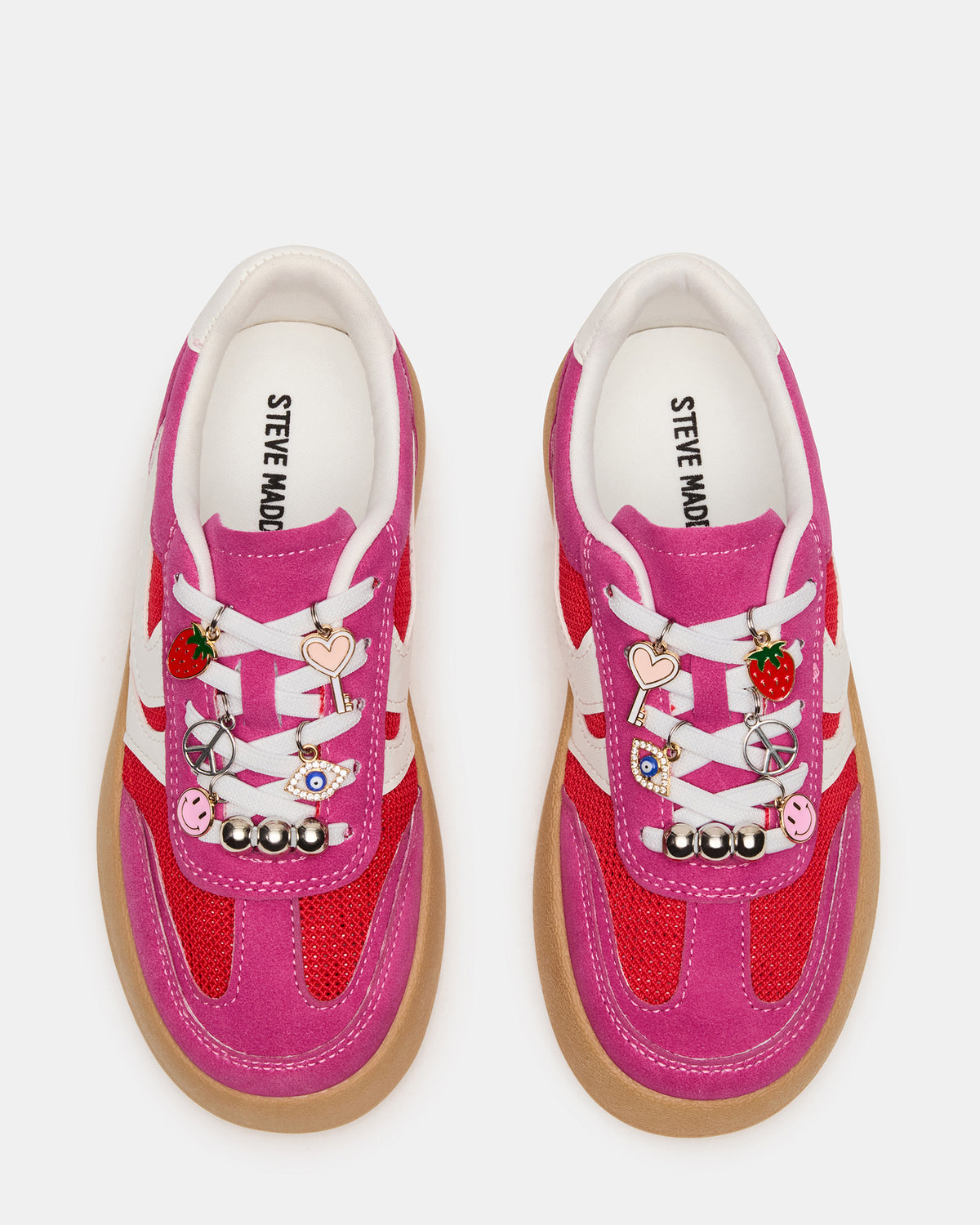 Kids' JERSEY Pink Girls' Low-Top Platform Sneaker