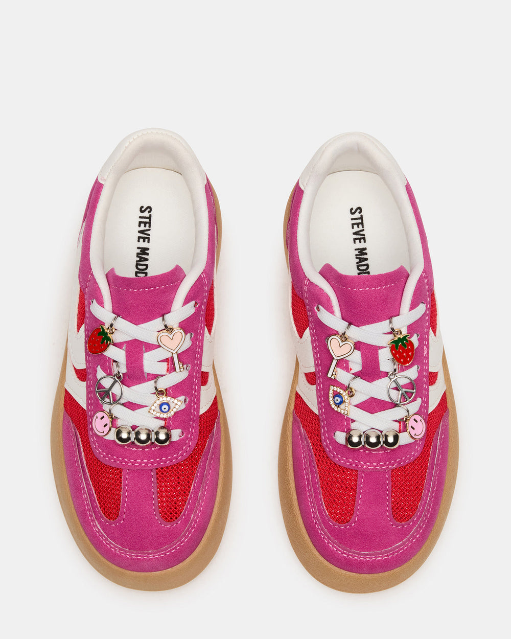 Kids' JERSEY Pink Girls' Low-Top Platform Sneaker