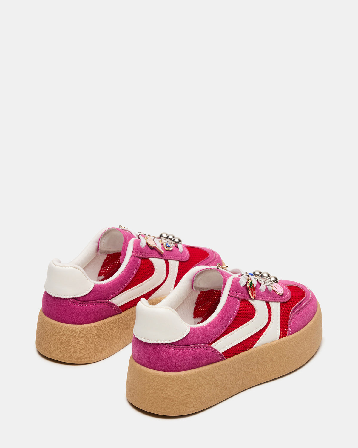 Kids' JERSEY Pink Girls' Low-Top Platform Sneaker