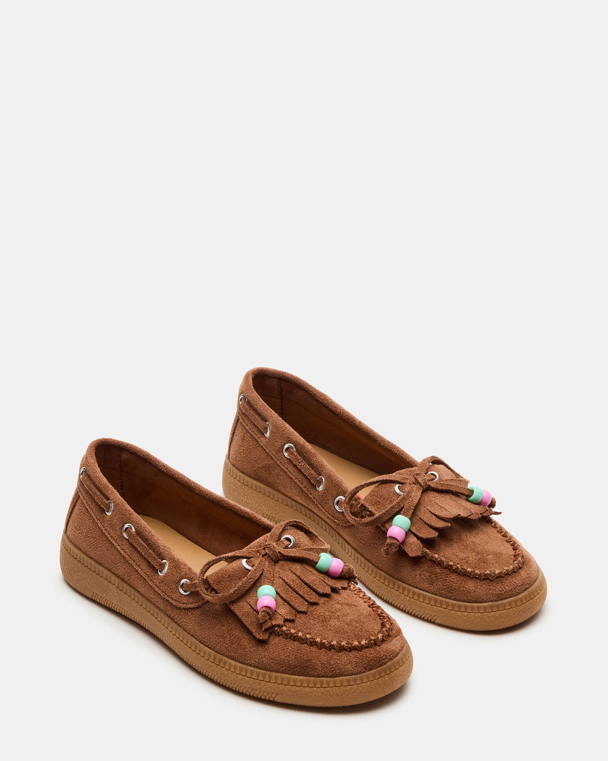 Kids' KRISP Cognac Girls' Boat Shoe Loafer