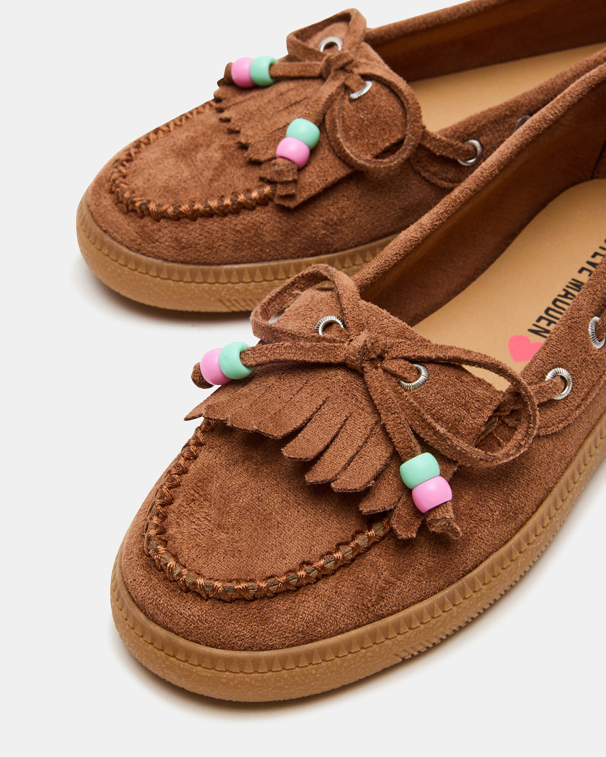 Kids' KRISP Cognac Girls' Boat Shoe Loafer