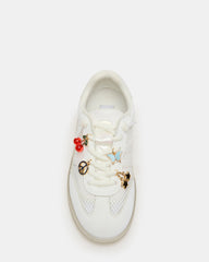 Kids' VERDICT White Multi Low-Top Lace-Up Girls' Sneaker