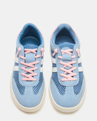 Kids' VERDICT Blue Multi Low-Top Lace-Up Girls' Sneaker