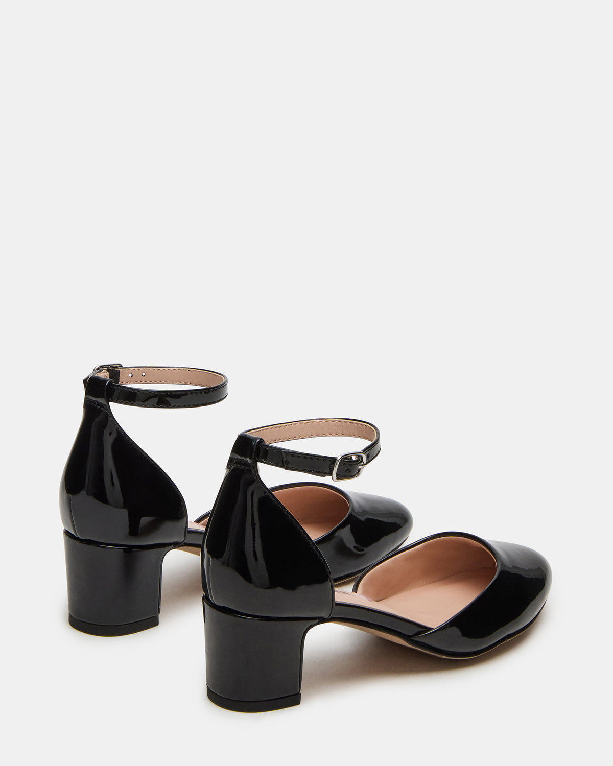 Kids' PRETTYY Black Patent Girls' Block Heel