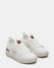 Kids' OASYS White Boys' Low-Top Lace-Up Sneakers