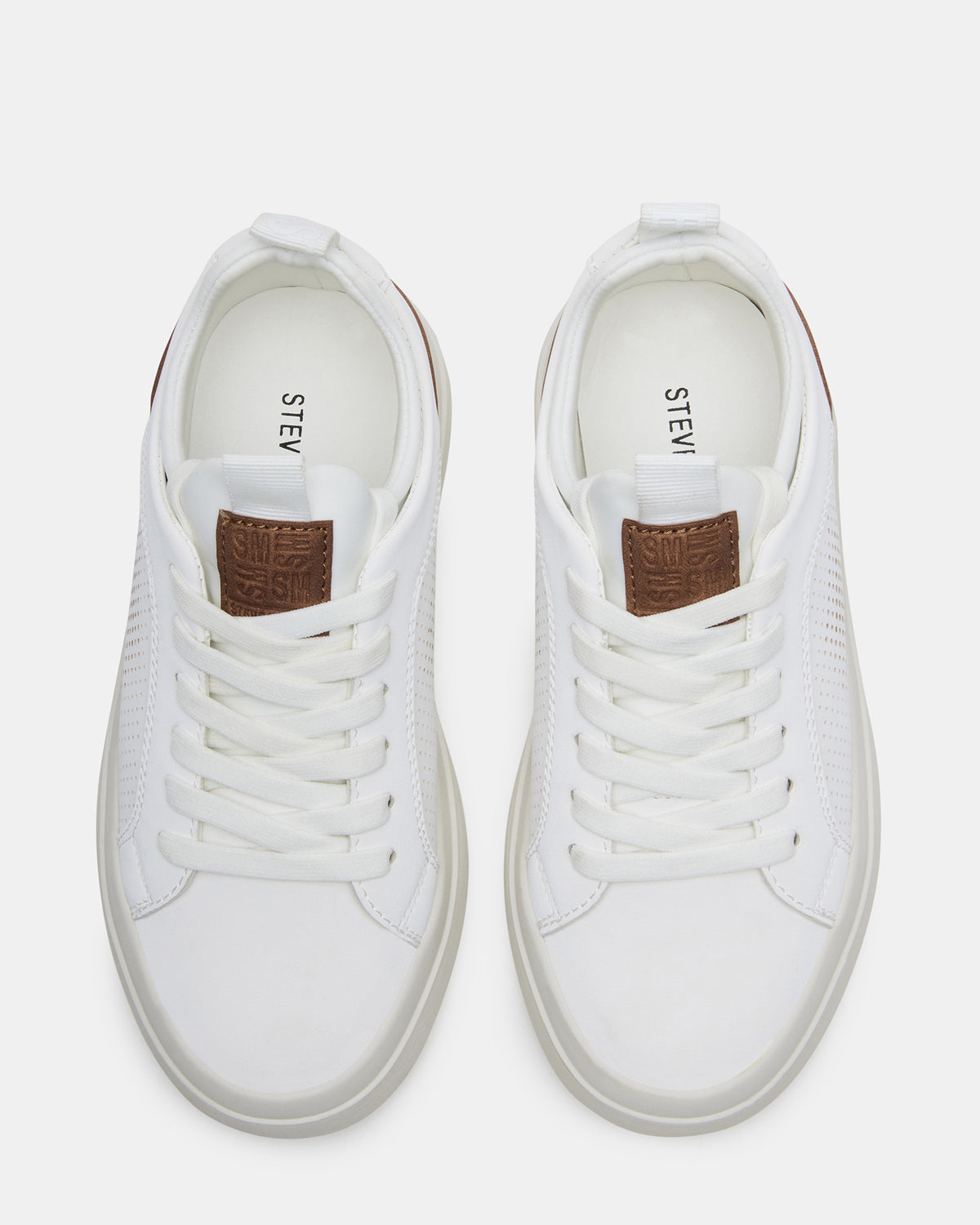 Kids' OASYS White Boys' Low-Top Lace-Up Sneakers