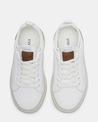 Kids' OASYS White Boys' Low-Top Lace-Up Sneakers