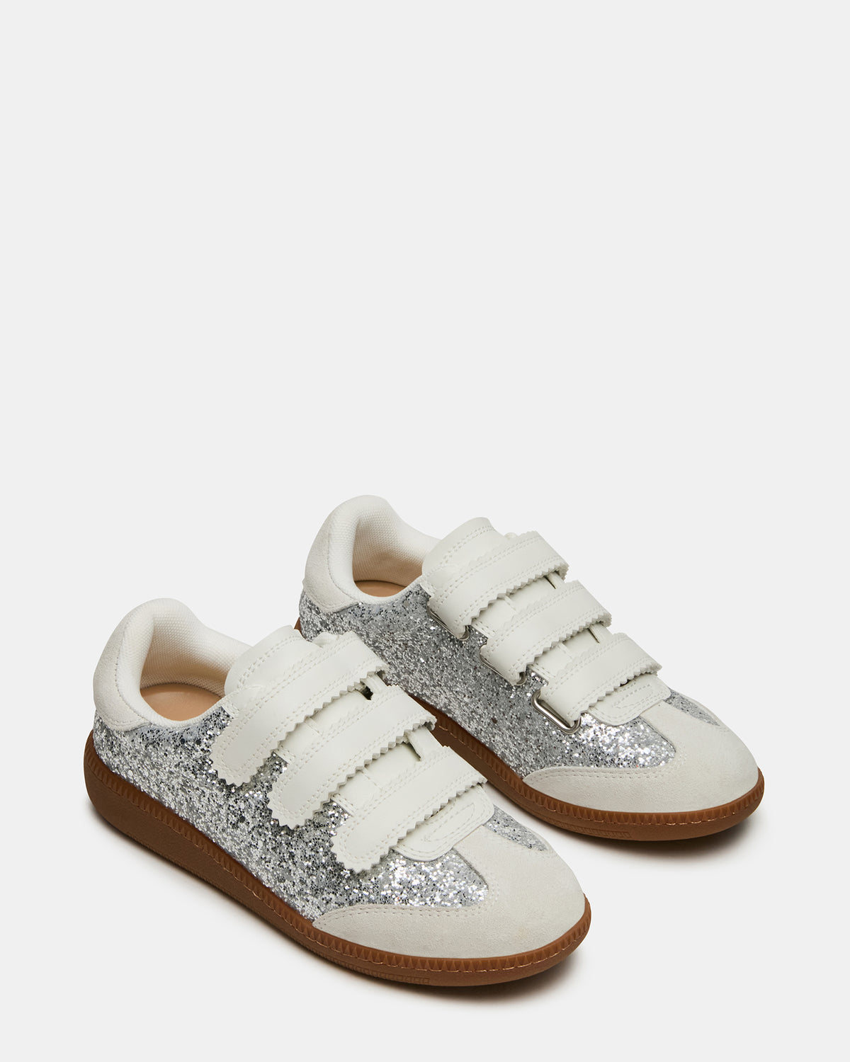 MOMENTUM Multi Glitter Velcro Low-Top Women's Sneakers