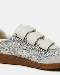 MOMENTUM Multi Glitter Velcro Low-Top Women's Sneakers