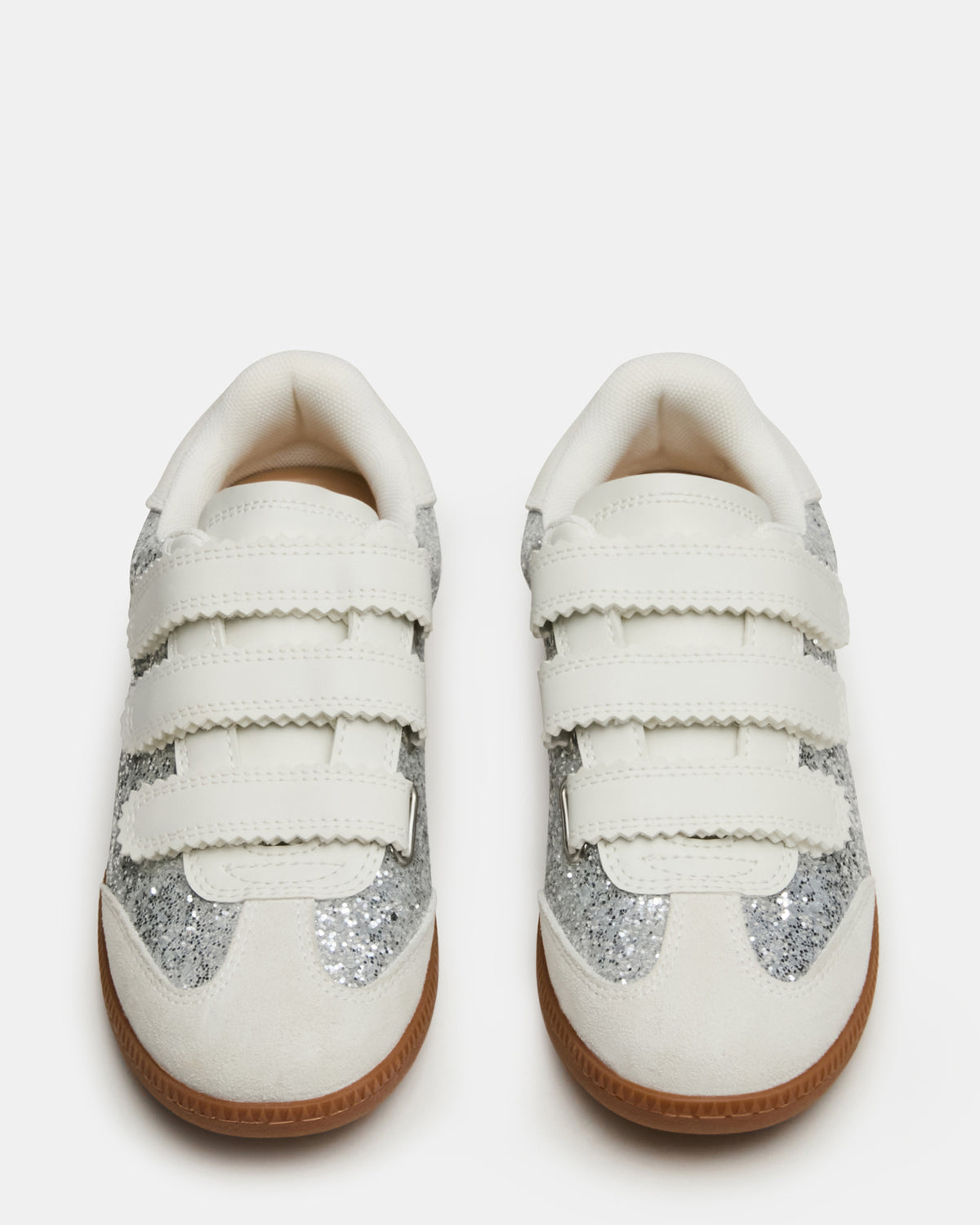 MOMENTUM Multi Glitter Velcro Low-Top Women's Sneakers