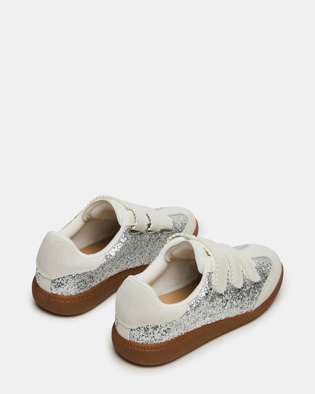 MOMENTUM Multi Glitter Velcro Low-Top Women's Sneakers