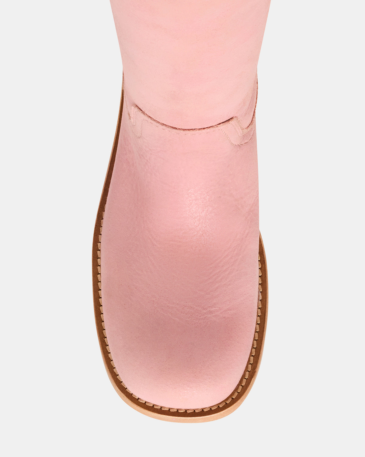 RIGGS Pink Leather Square-Toe Women's Boot