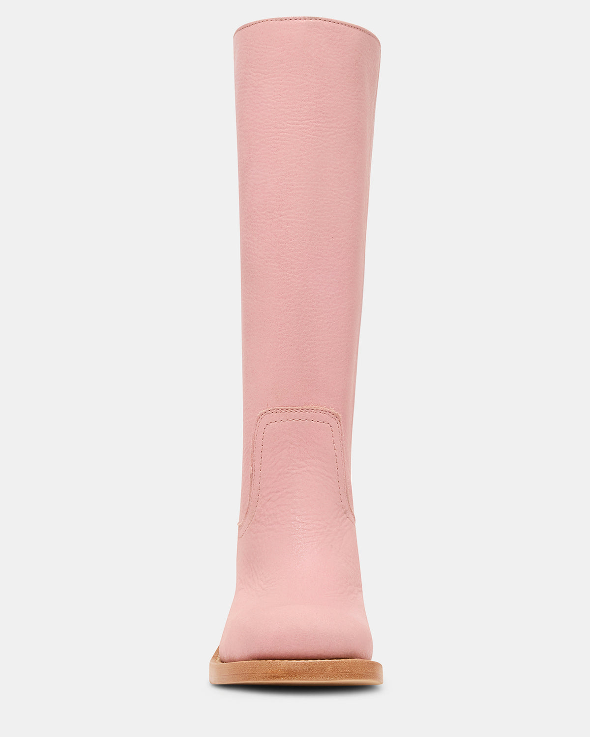 RIGGS Pink Leather Square-Toe Women's Boot
