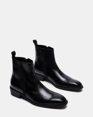 HAYNES Black Leather Men's Ankle Boot