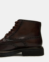 KODA Dark Brown Lace-Up Men's Ankle Boot