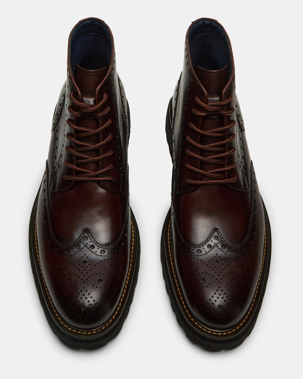 KODA Dark Brown Lace-Up Men's Ankle Boot