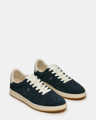 DYLAN Navy/White Low-Top Lace-Up Platform Men's Sneaker