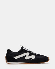 CYRUS Black Low-Top Lace-Up Men's Sneaker