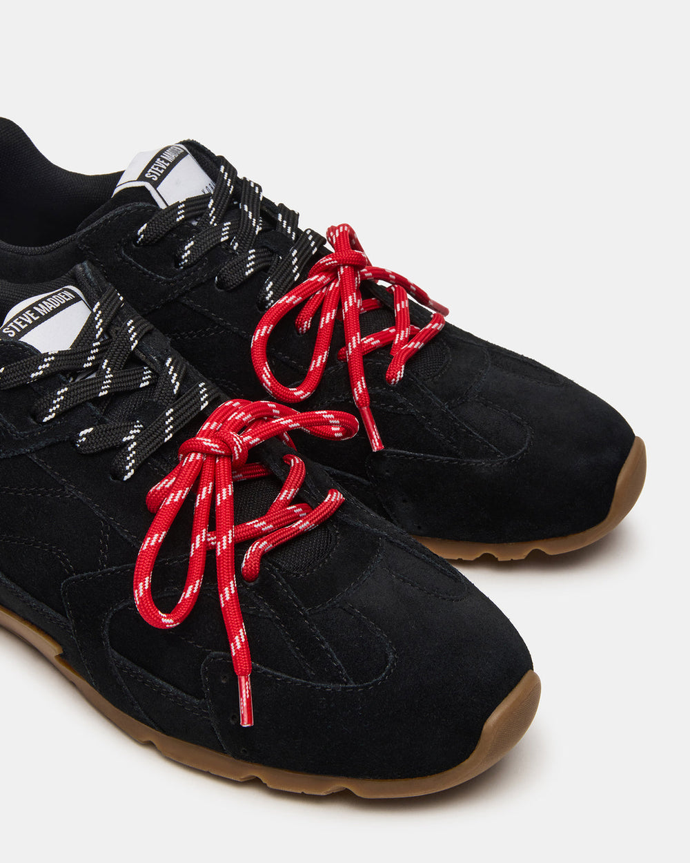 MIDAS Black Multi Low-Top Lace-Up Men's Sneaker