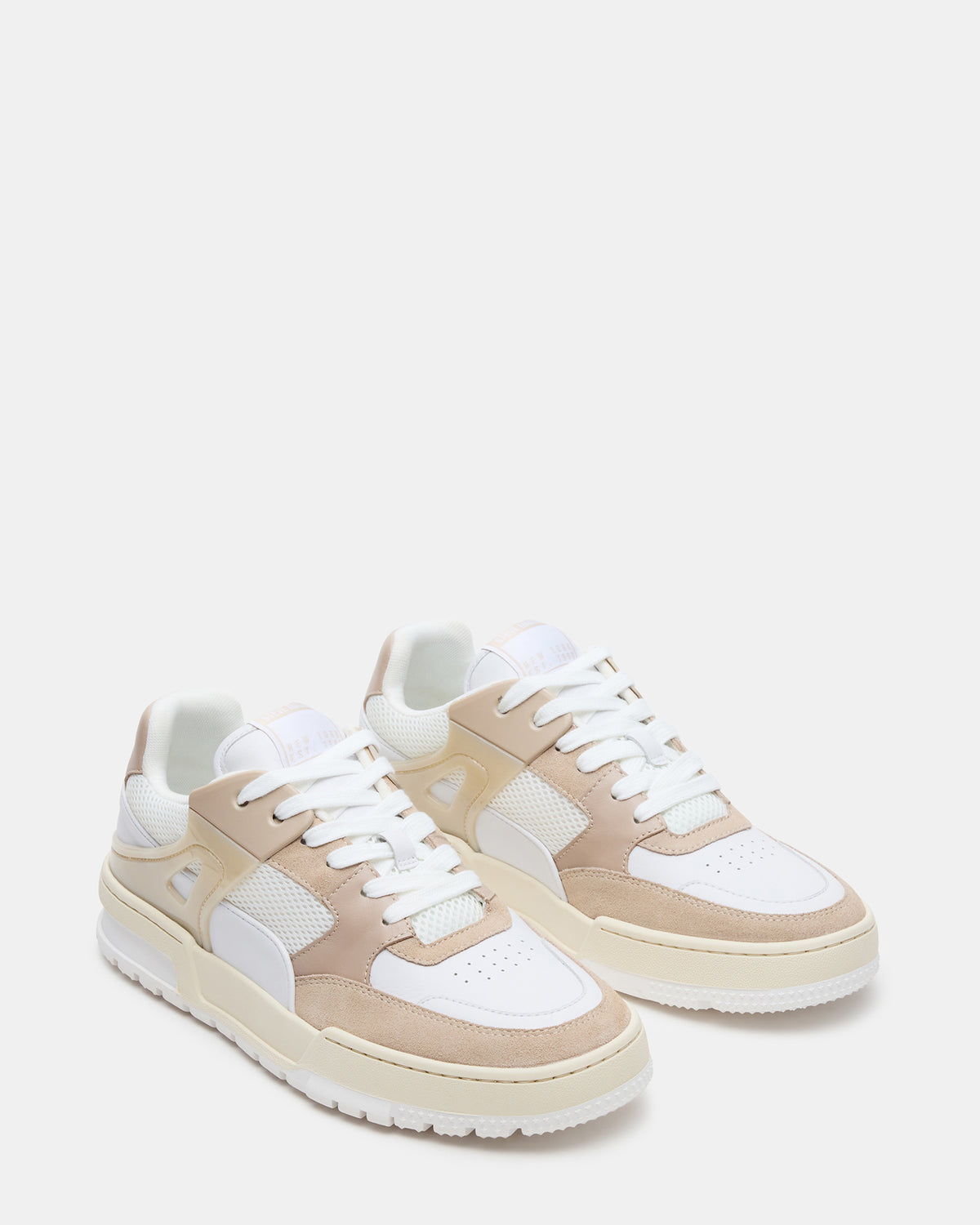 SANCHEZ White Multi Low-Top Lace-Up Men's Sneaker