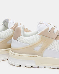 SANCHEZ White Multi Low-Top Lace-Up Men's Sneaker