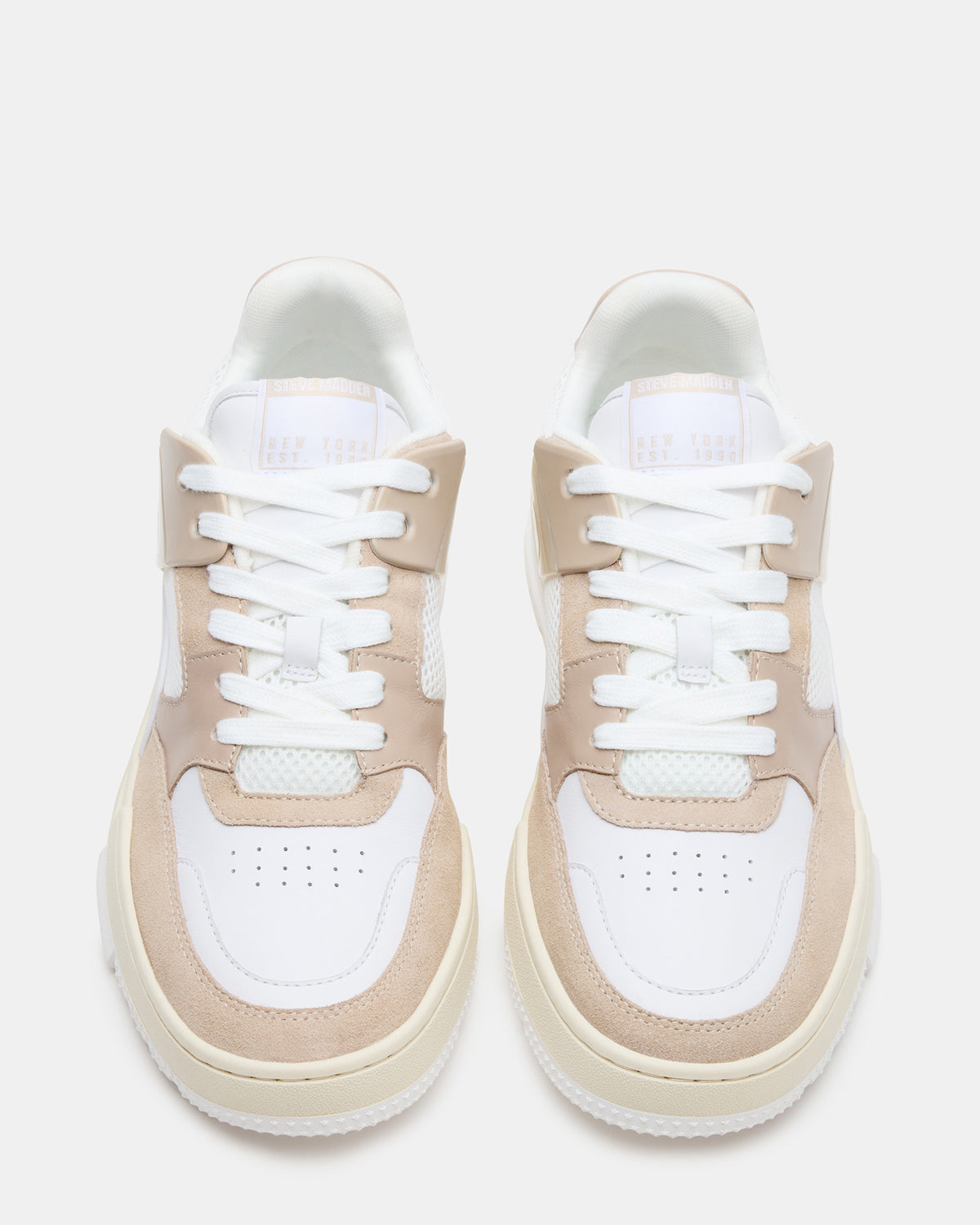 SANCHEZ White Multi Low-Top Lace-Up Men's Sneaker