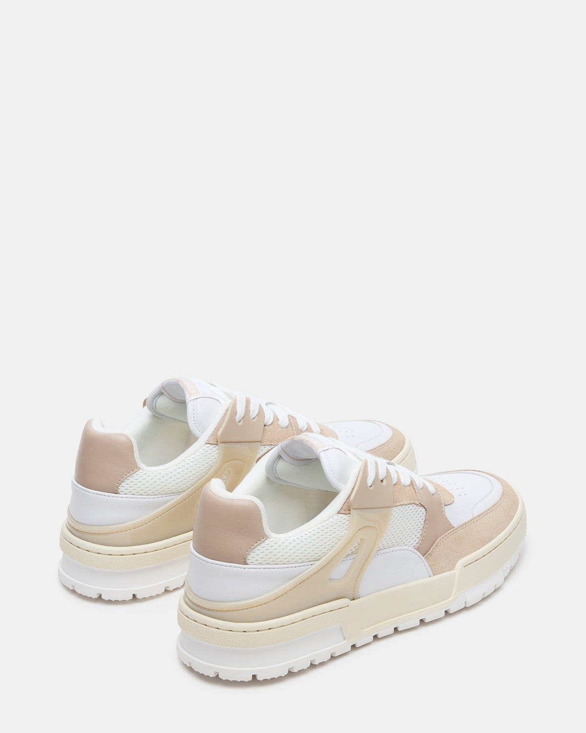 SANCHEZ White Multi Low-Top Lace-Up Men's Sneaker