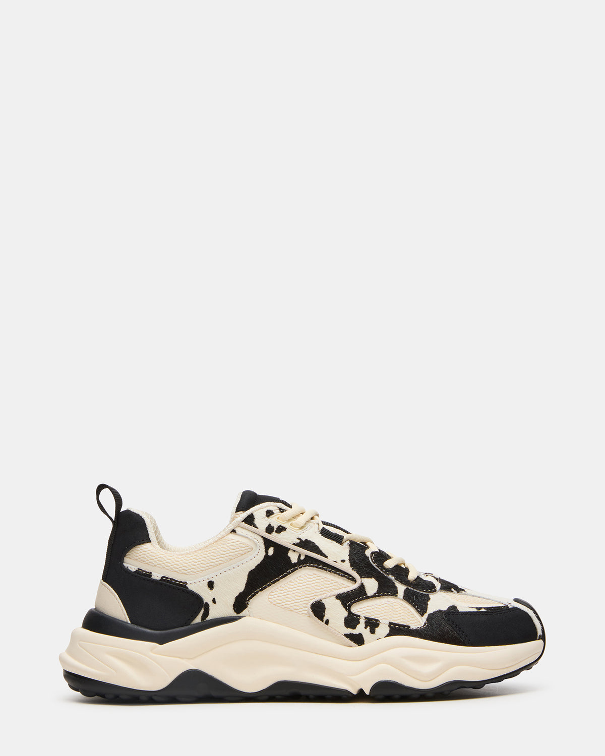 SALVADOR Black/White Low-Top Lace-Up Men's Sneaker