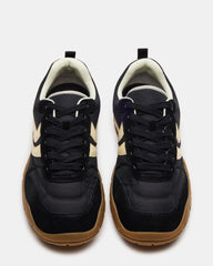 HORIZON Black Low-Top Lace-Up Men's Sneaker