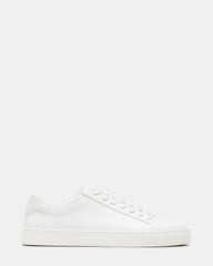 BONDD White Leather Low-Top Men's Sneaker
