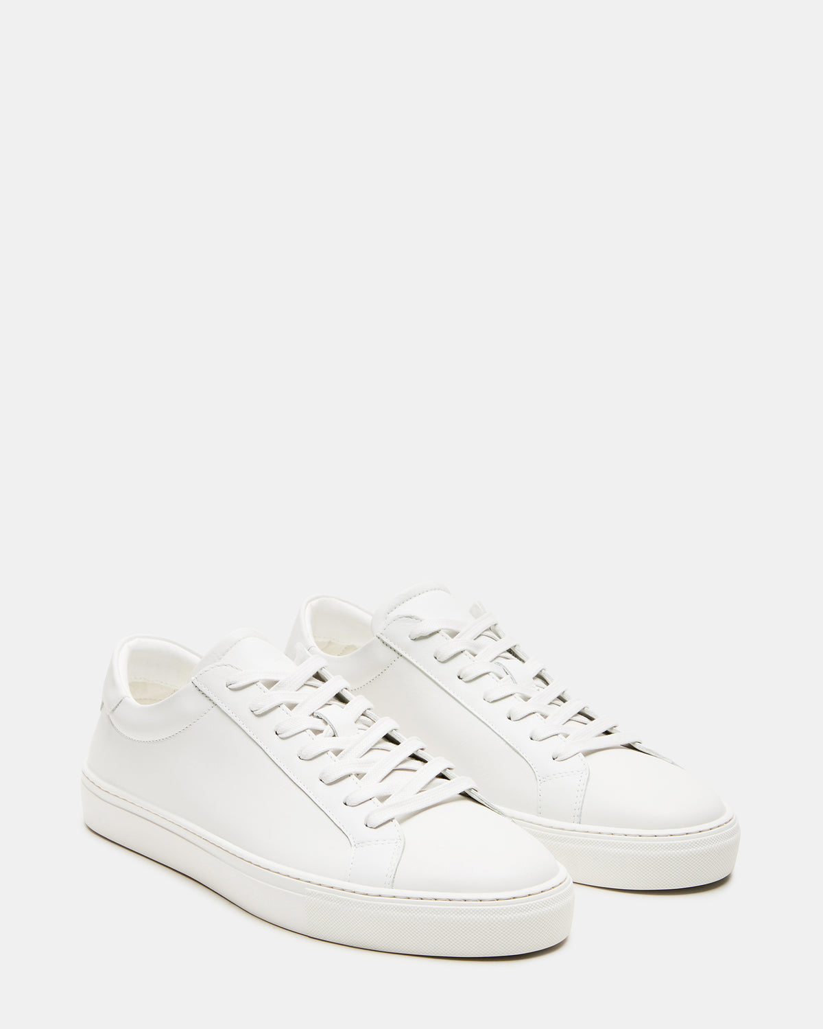 BONDD White Leather Low-Top Men's Sneaker