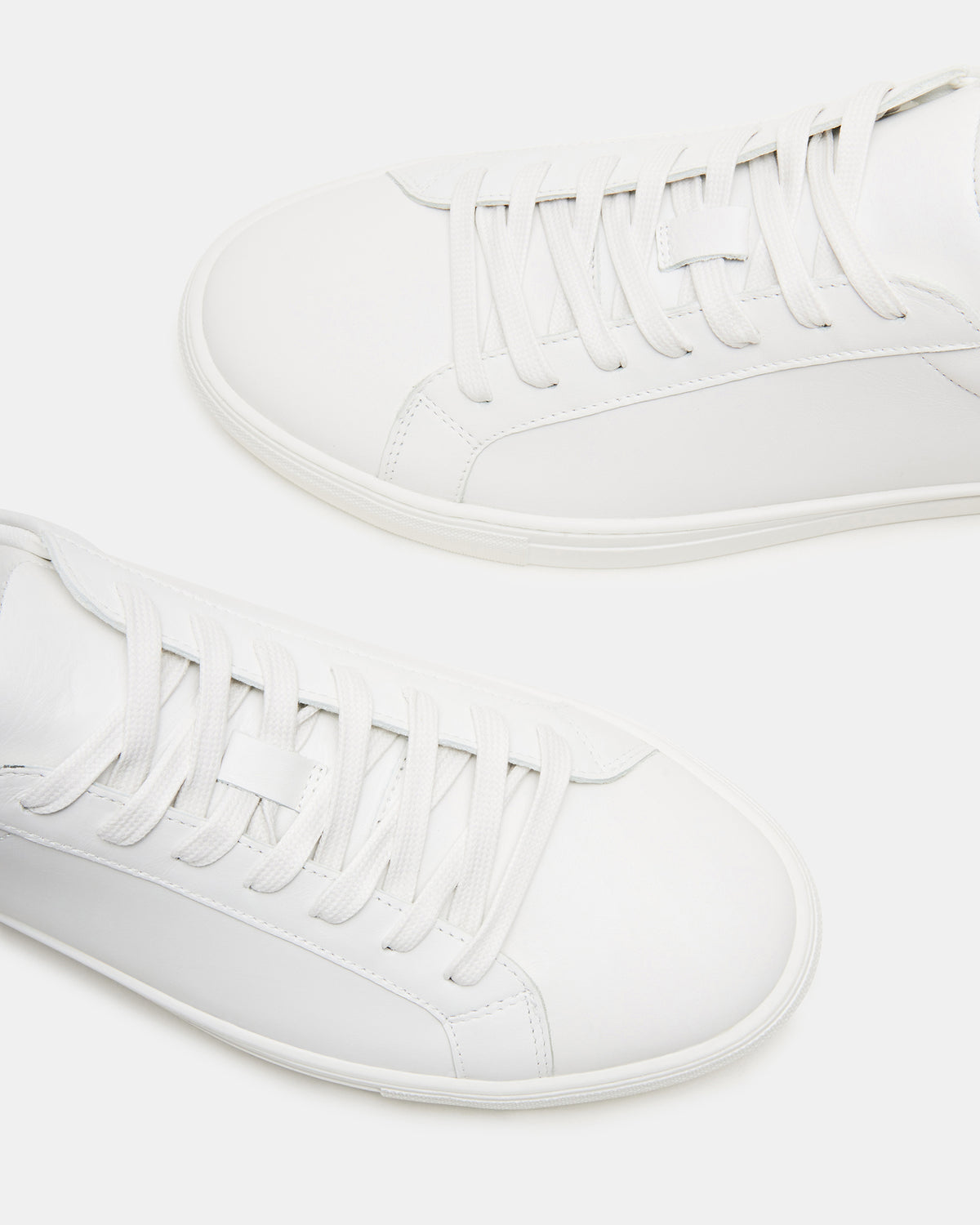 BONDD White Leather Low-Top Men's Sneaker
