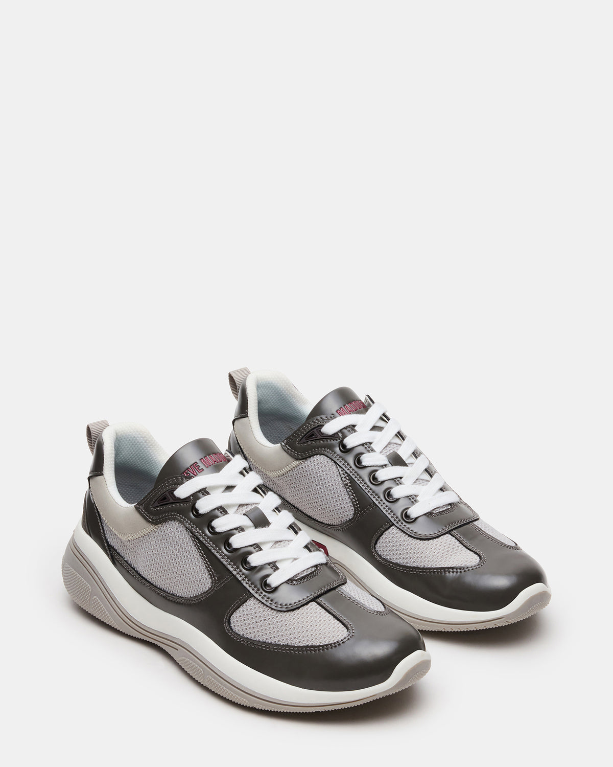 PICOLO Grey Low-Top Lace-Up Men's Sneaker