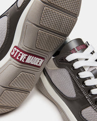 PICOLO Grey Low-Top Lace-Up Men's Sneaker