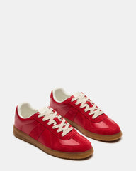 DIXON Red Low-Top Panel Men's Sneaker