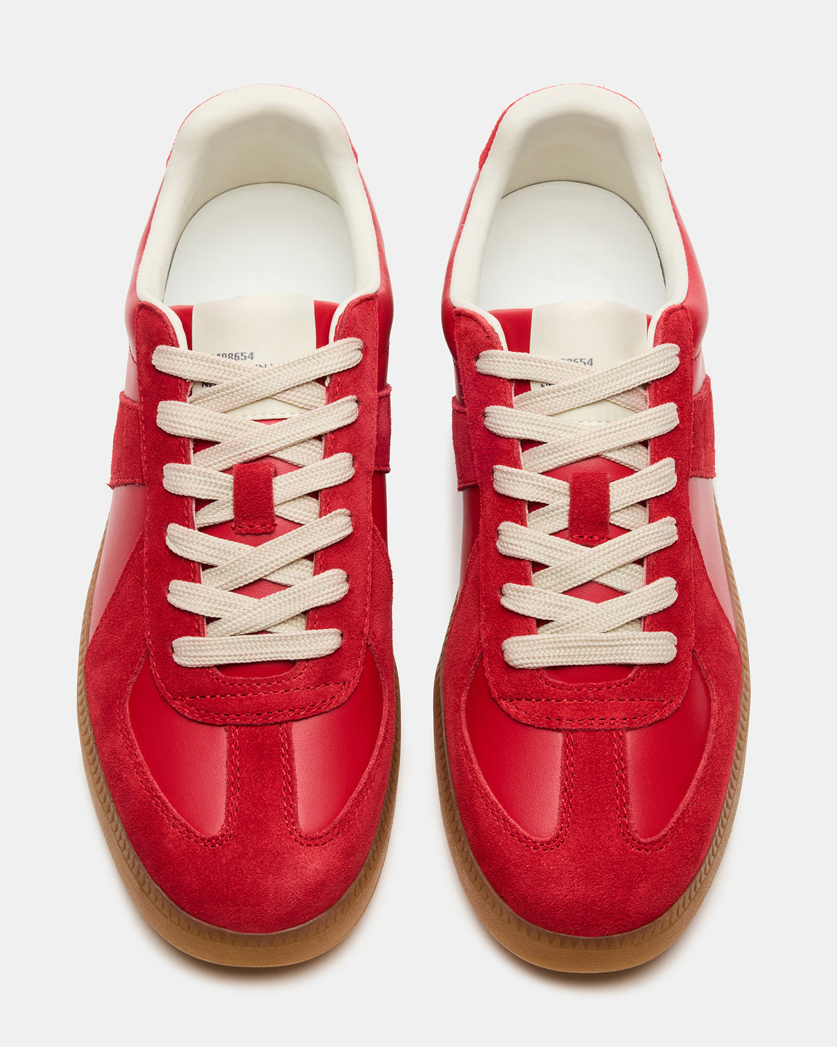 DIXON Red Low-Top Panel Men's Sneaker