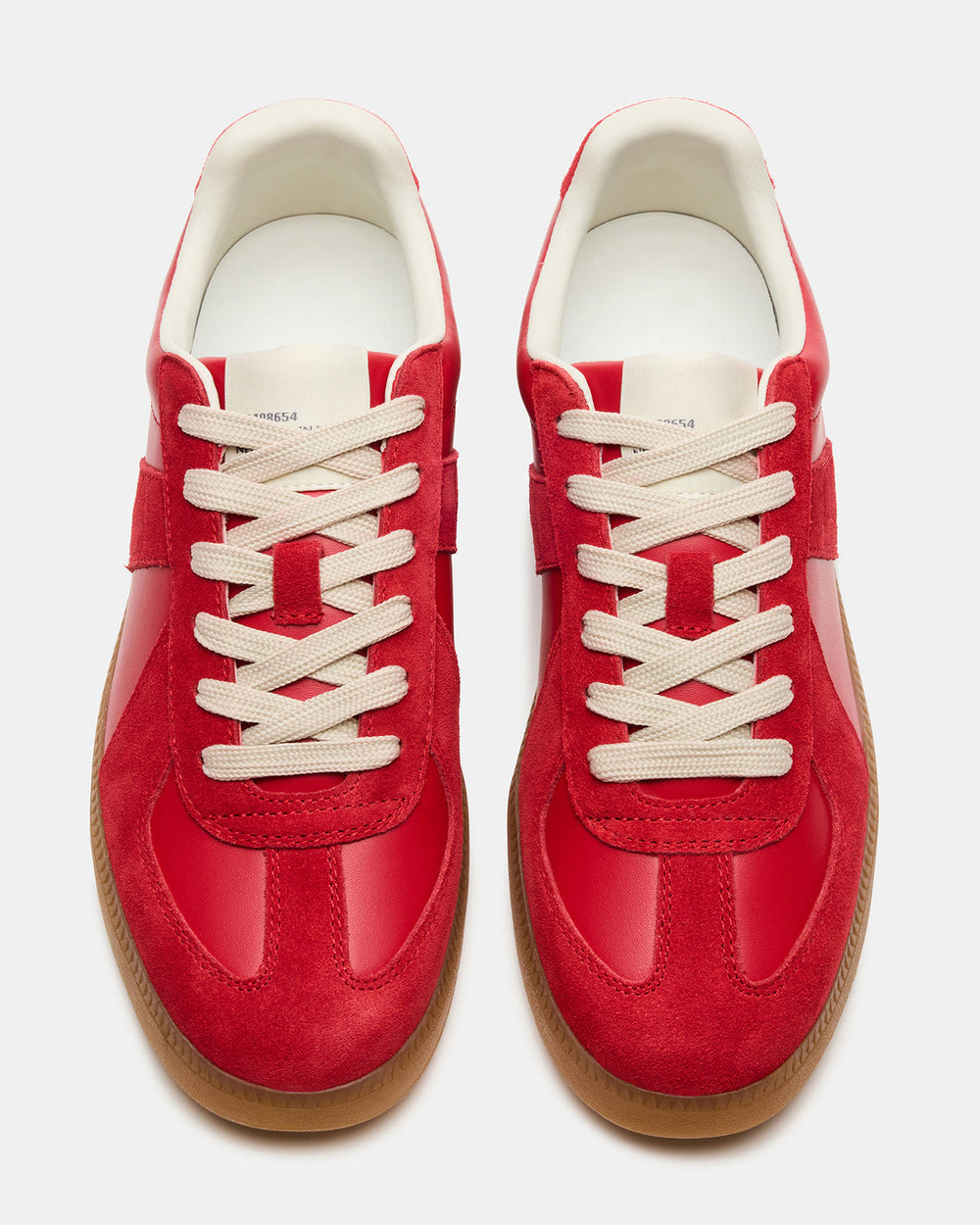 DIXON Red Low-Top Panel Men's Sneaker