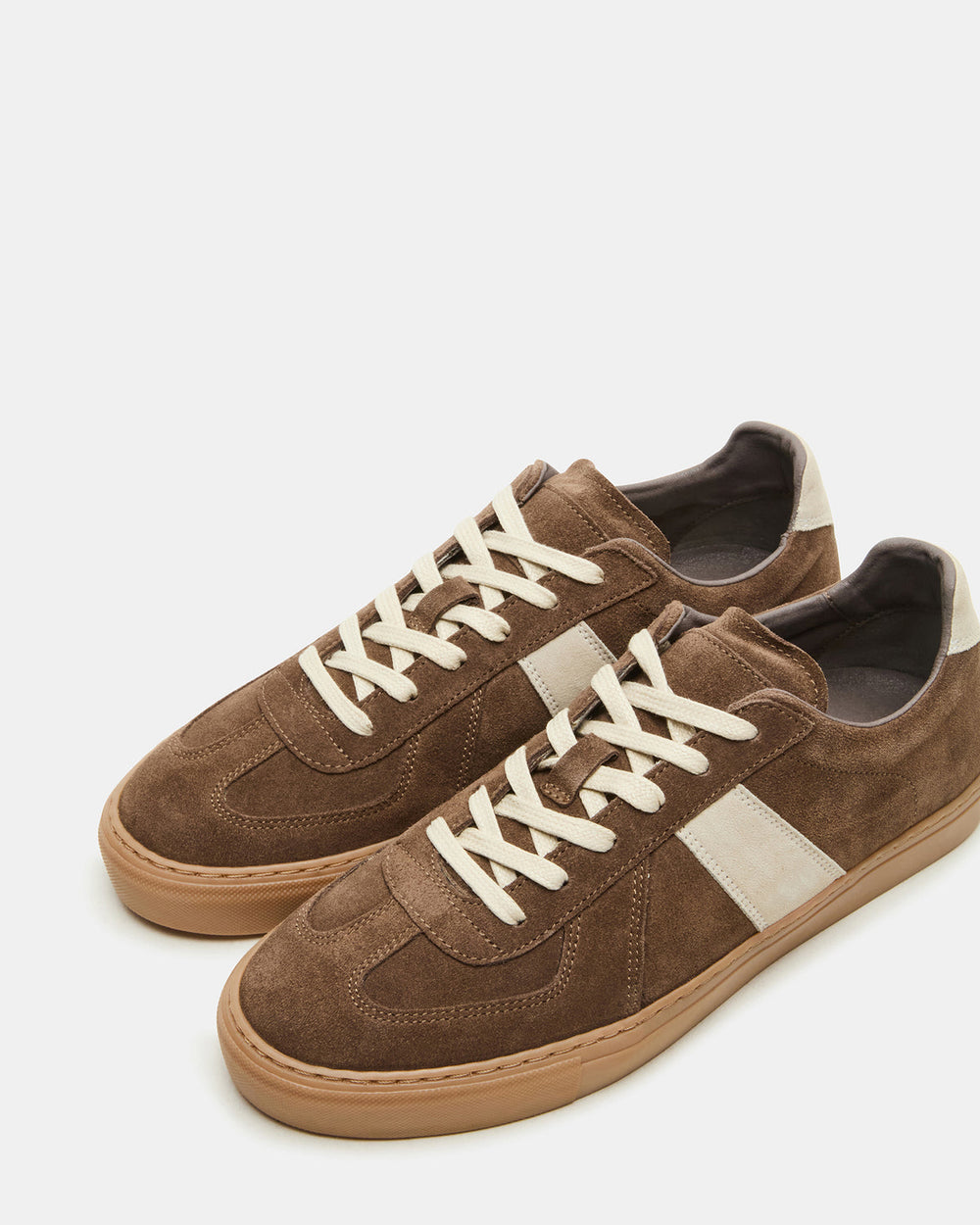 BRADY Taupe Suede Low-Top Lace-Up Men's Sneaker