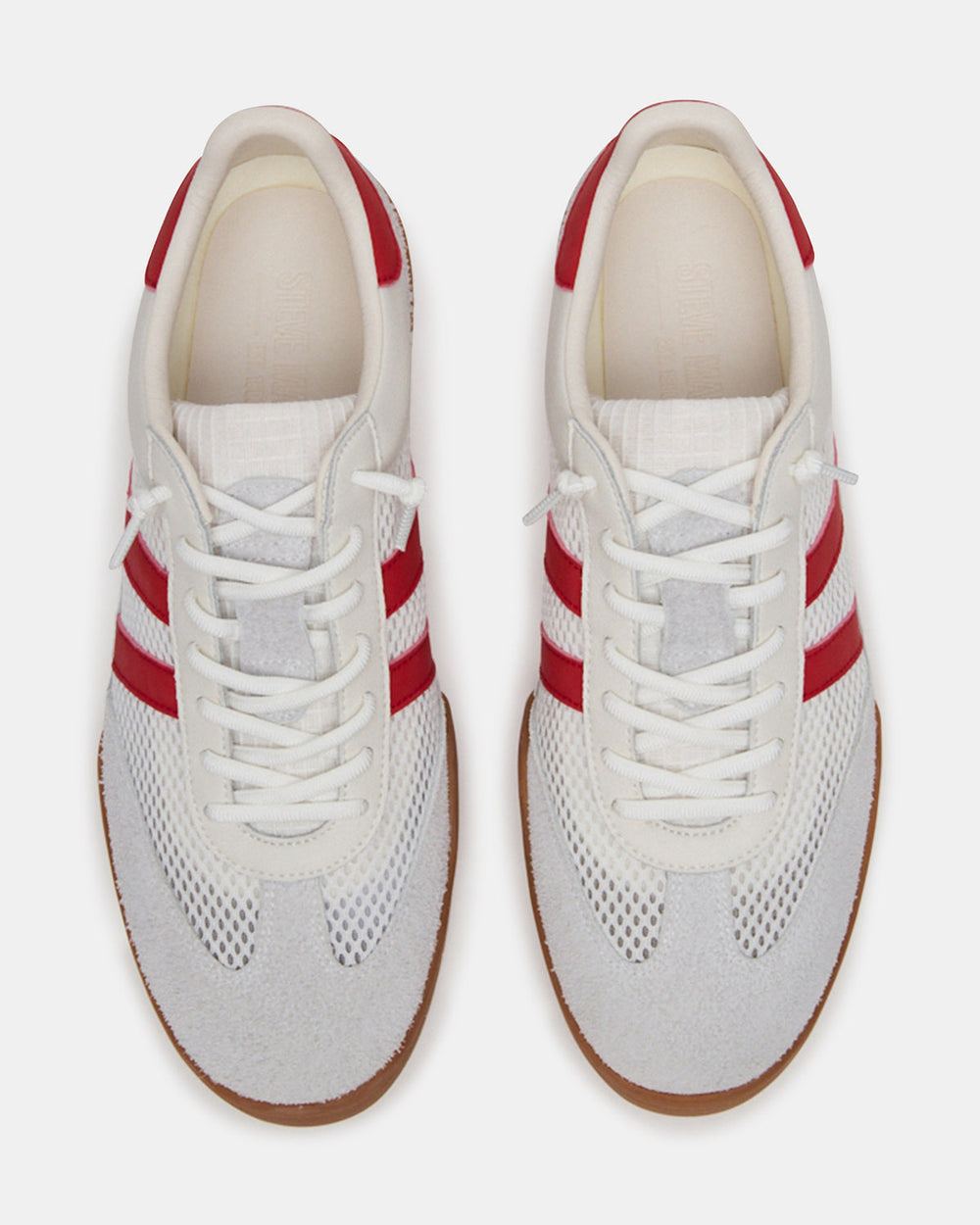 VIENTO White Multi Low-Top Lace-Up Men's Sneakers