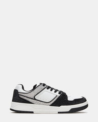 BUGLE Black Multi Men's Low-Top Lace-Up Sneaker