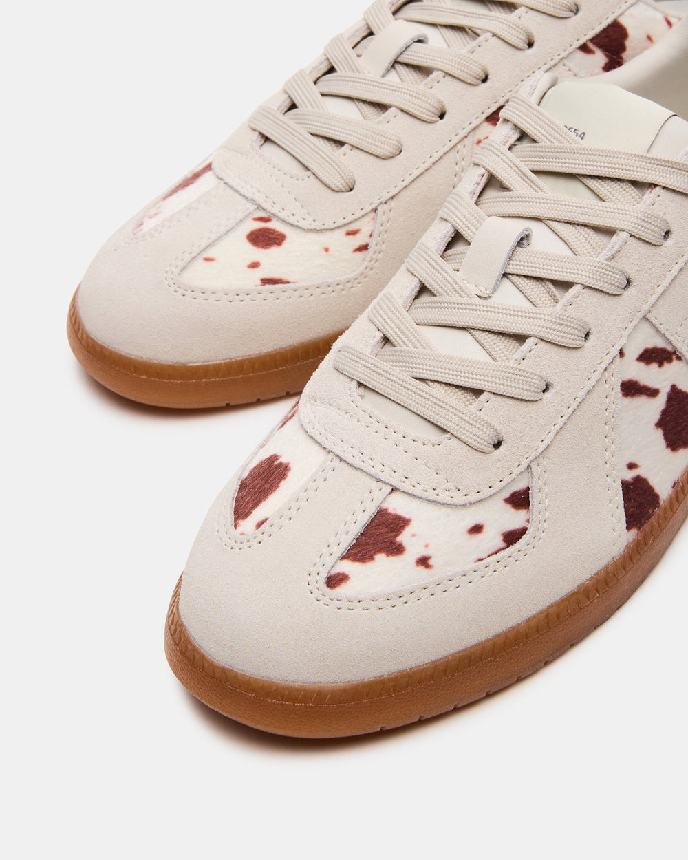 DIXON Brown Multi Low-Top Panel Men's Sneaker