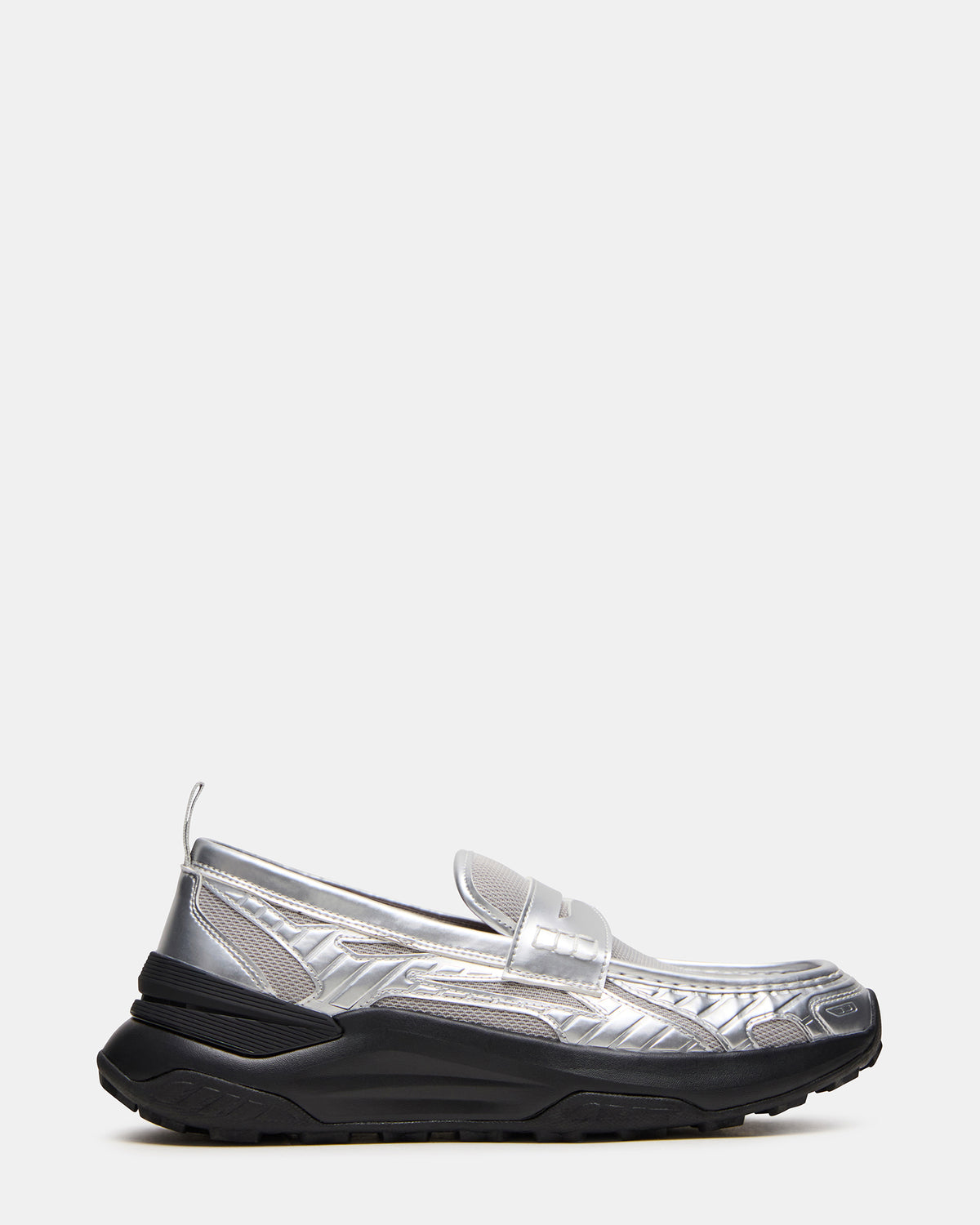 PARRISH Silver Low-Top Slip-On Men's Sneaker